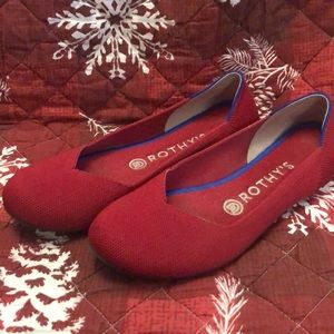 Rothy’s Red Slipper Flats - Size 7